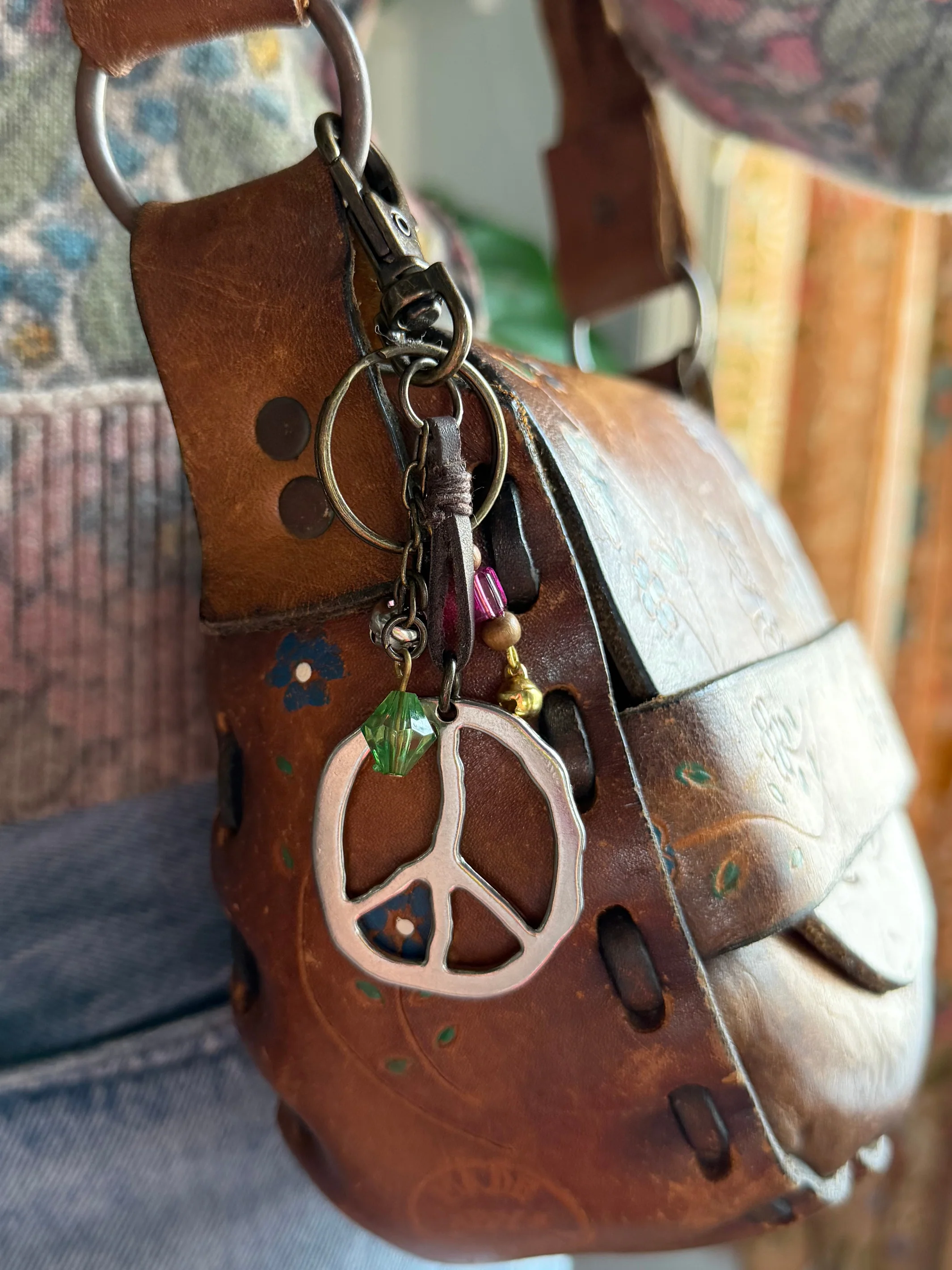 Peace Sign Keychain - Image 2