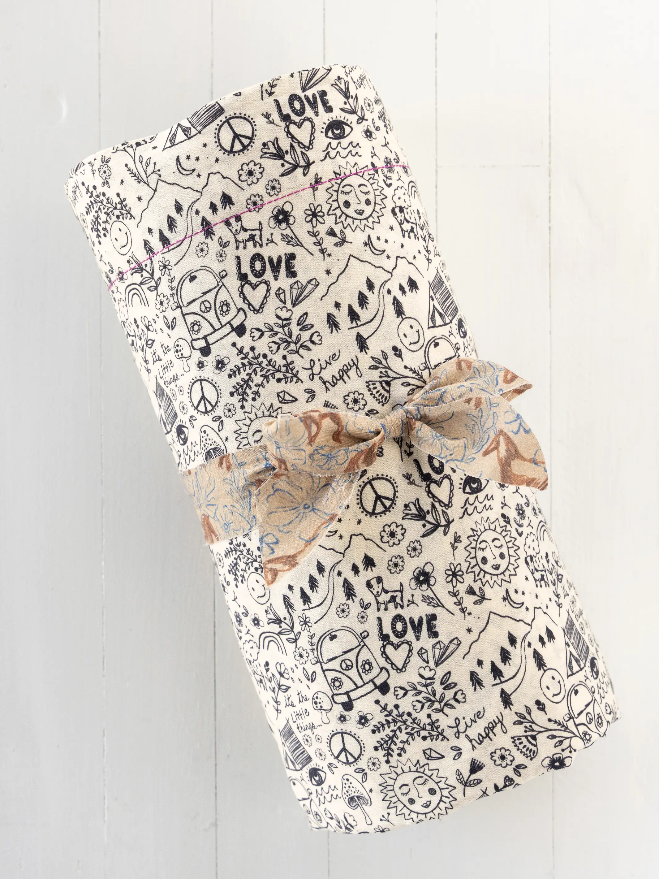 Sooo Soft Cotton Sheet Set - Live Happy Doodles - Image 4